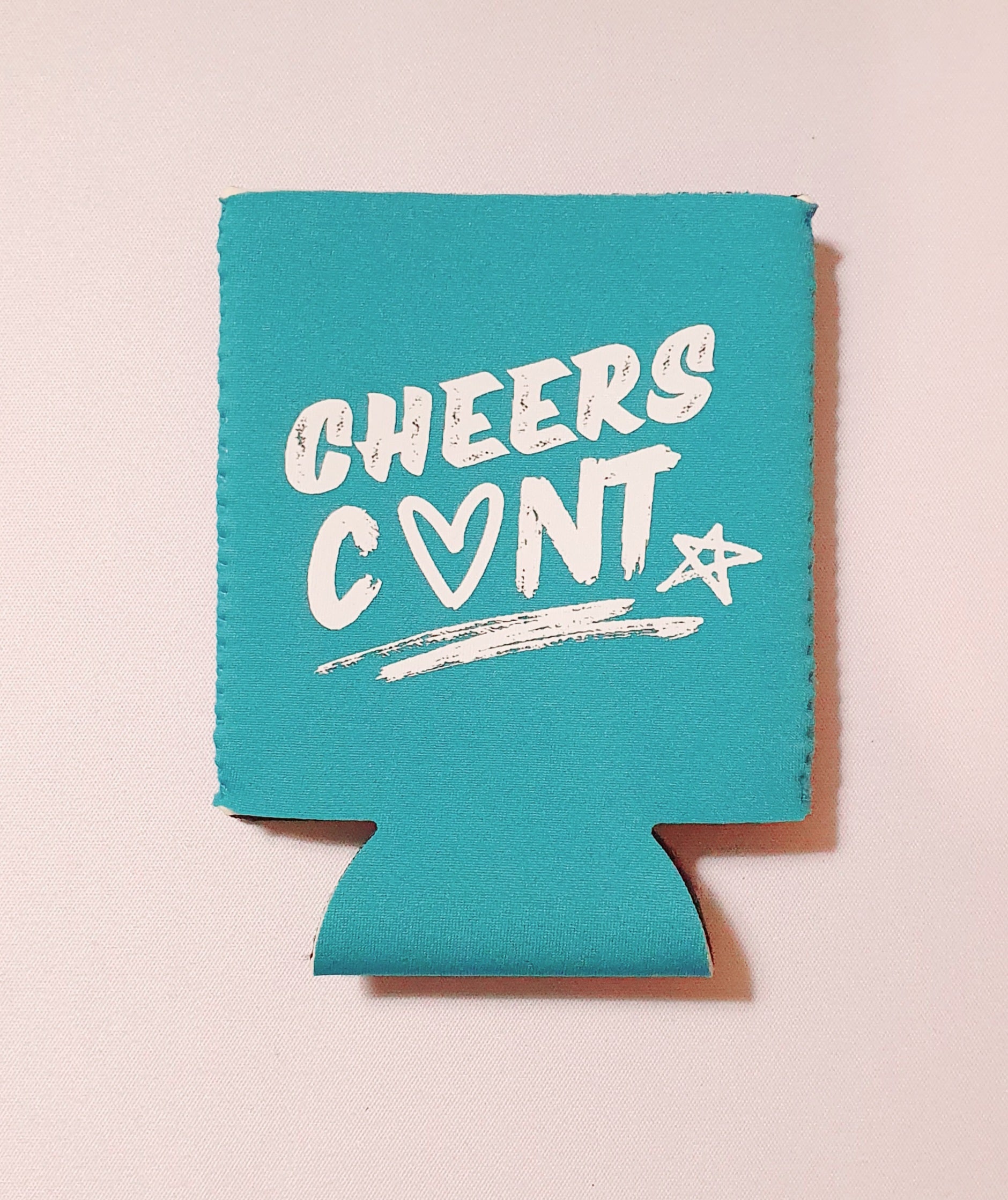 CHEERS C♡NT Stubby Cooler ☆ Neon