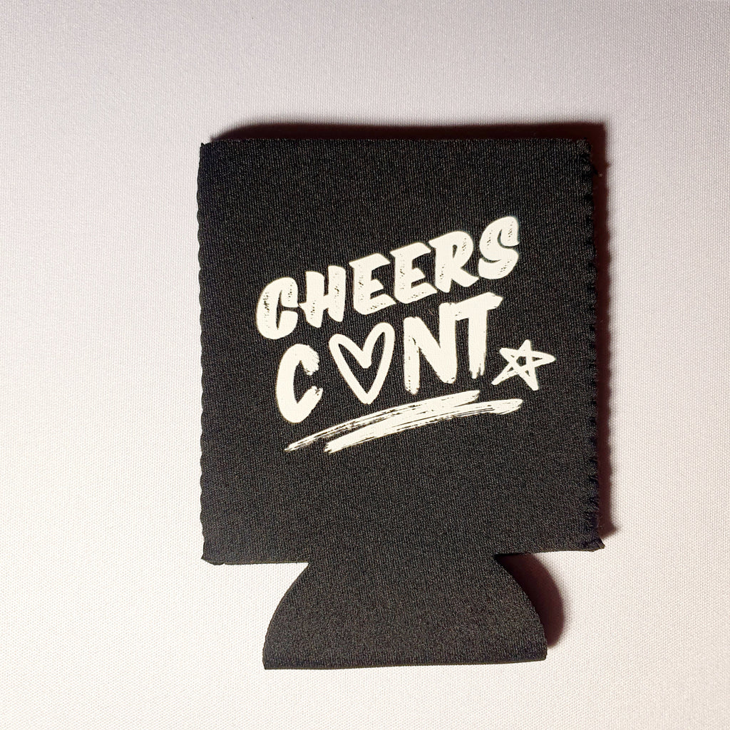 CHEERS C♡NT Stubby Cooler