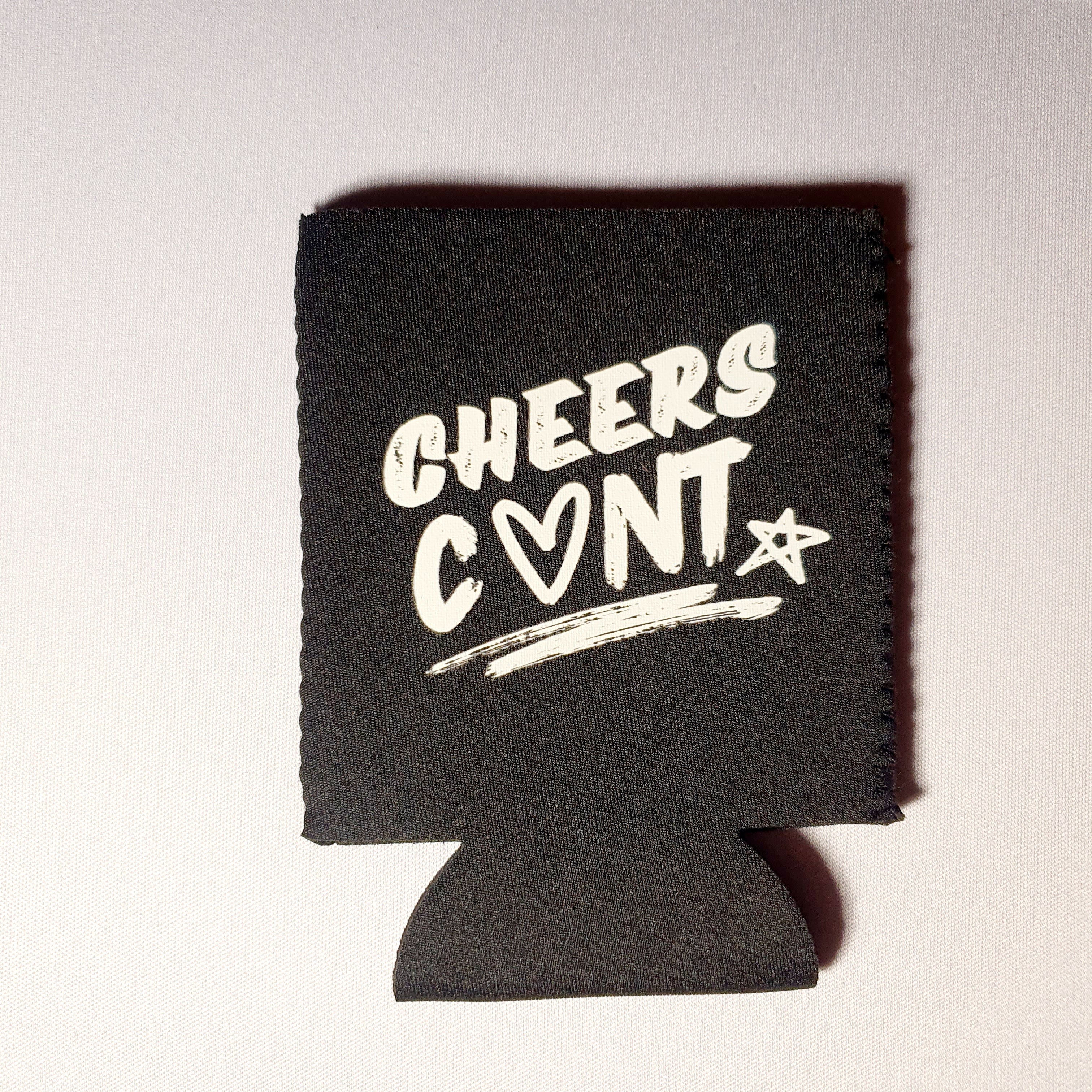 CHEERS C♡NT Stubby Cooler