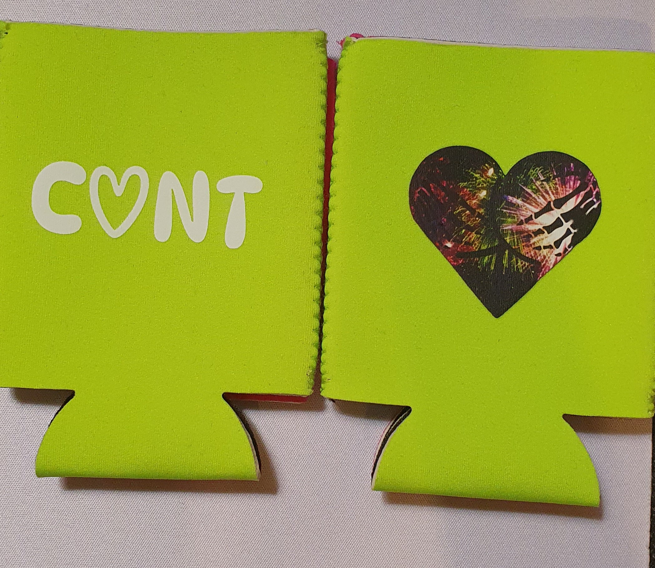 C♡NT / HEARTASS Stubby Cooler ☆ Dual Side Print