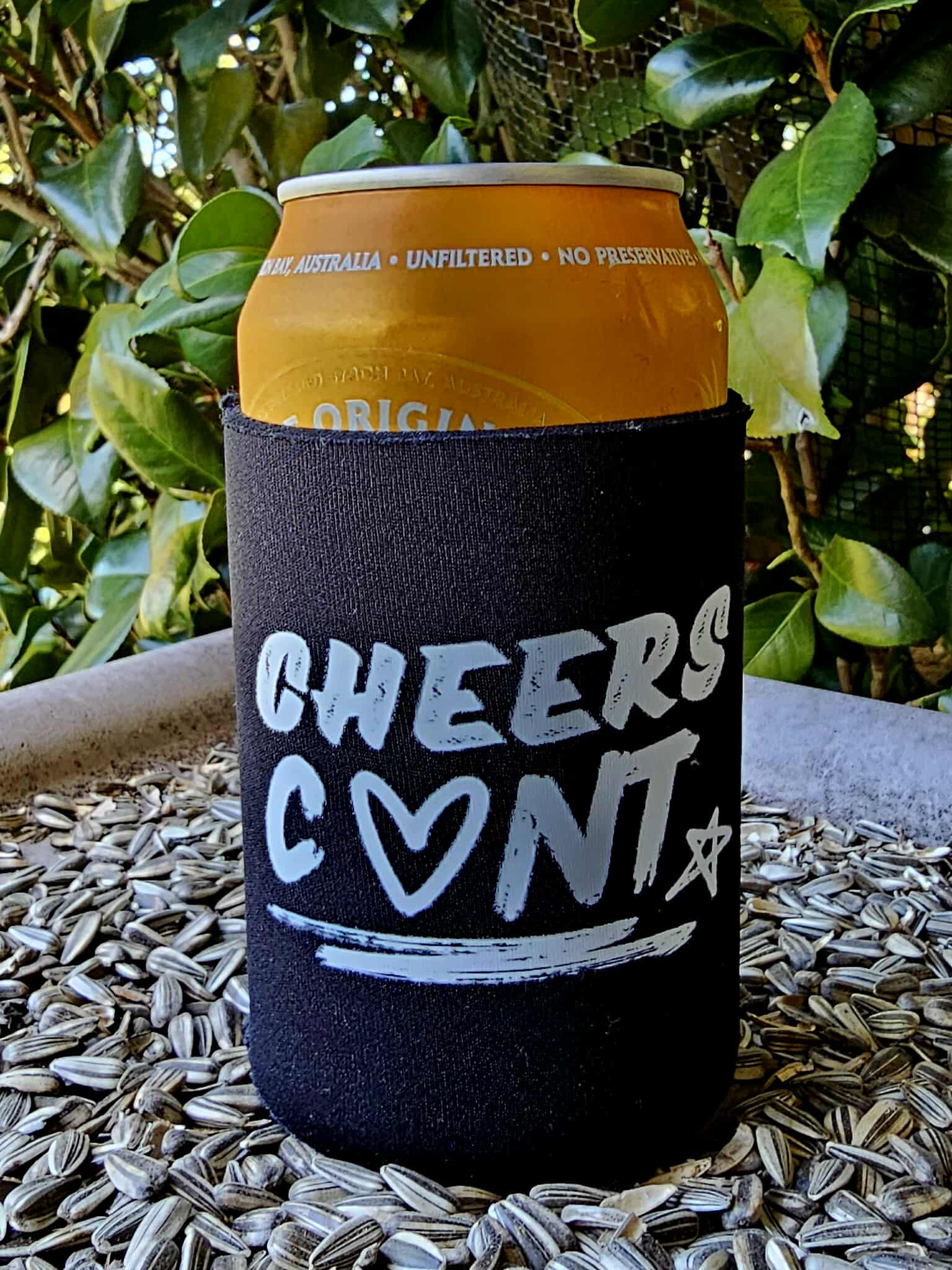 CHEERS C♡NT Stubby Cooler