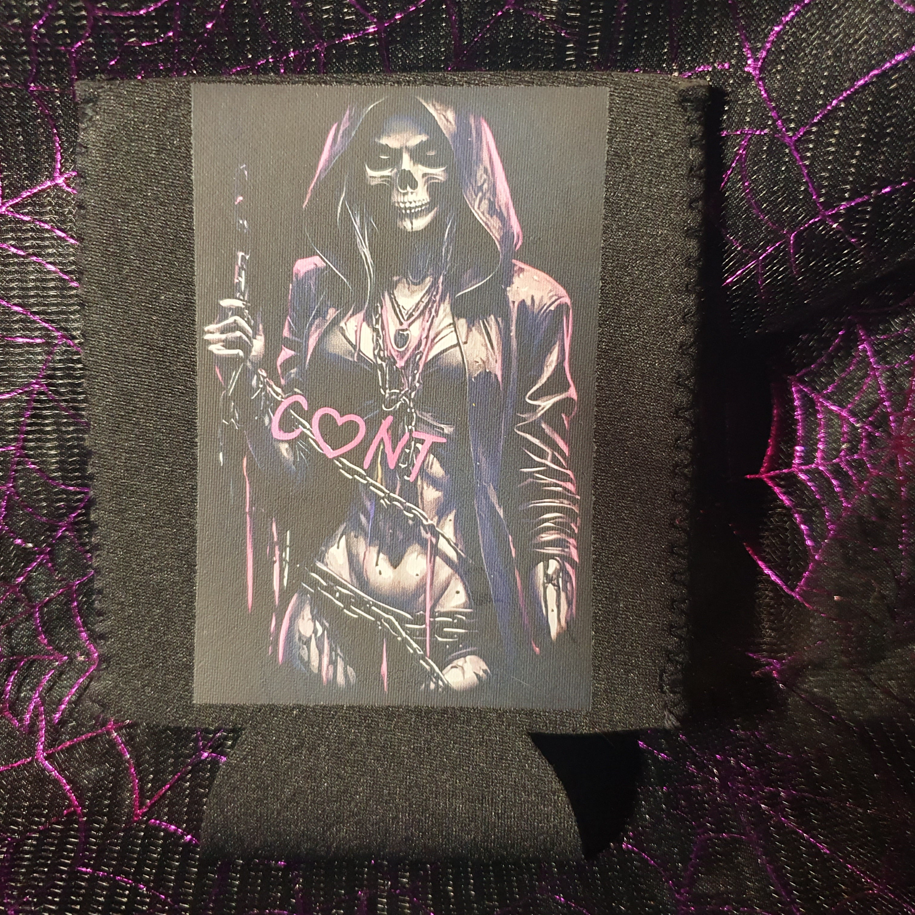 C♡NT Logo- (Dark) Stubby Cooler