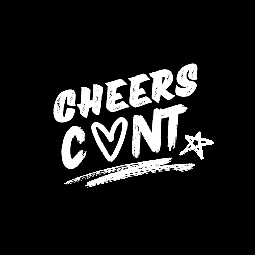 CHEERS C♡NT Stubby Cooler