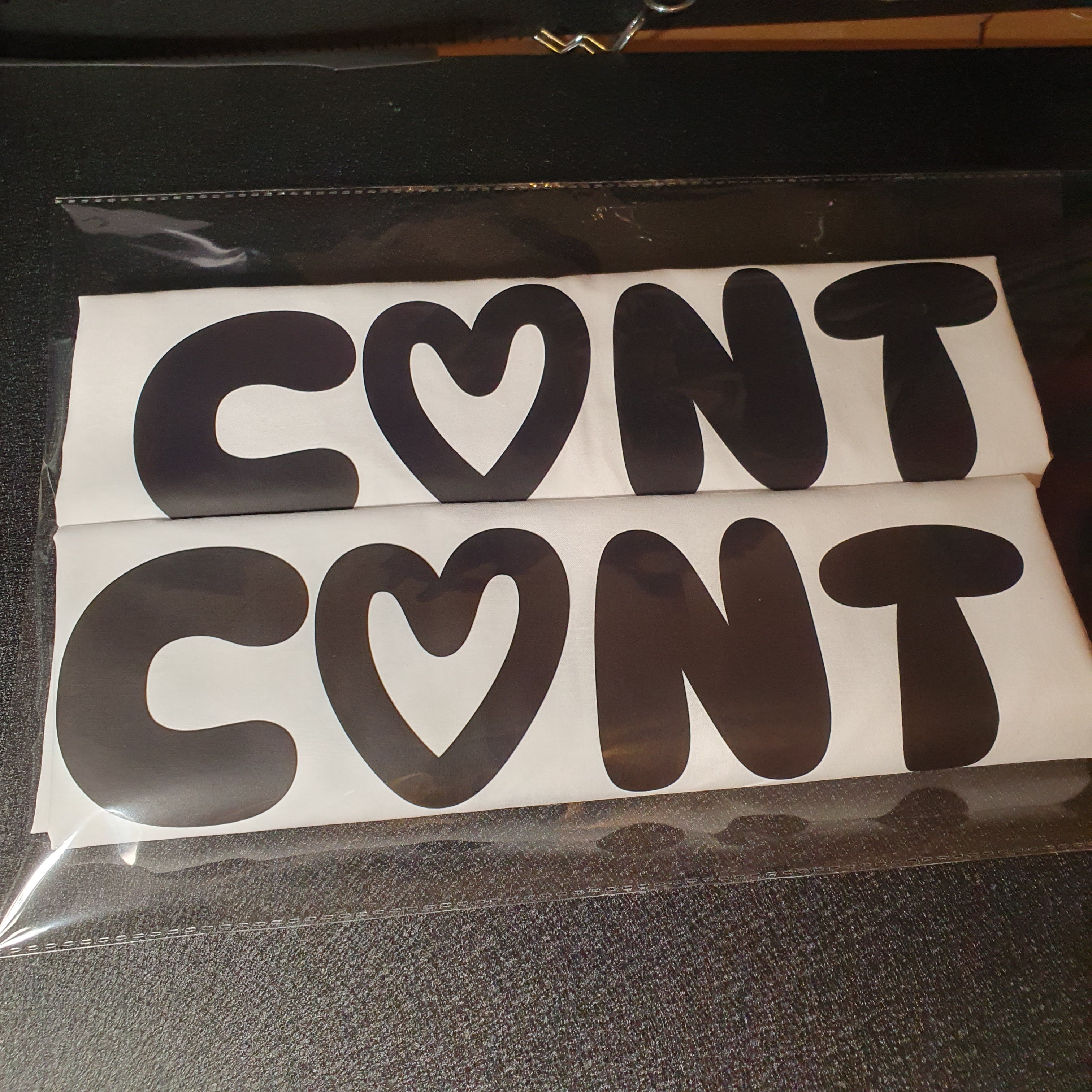 Twin Pack C♡NT PillowCases