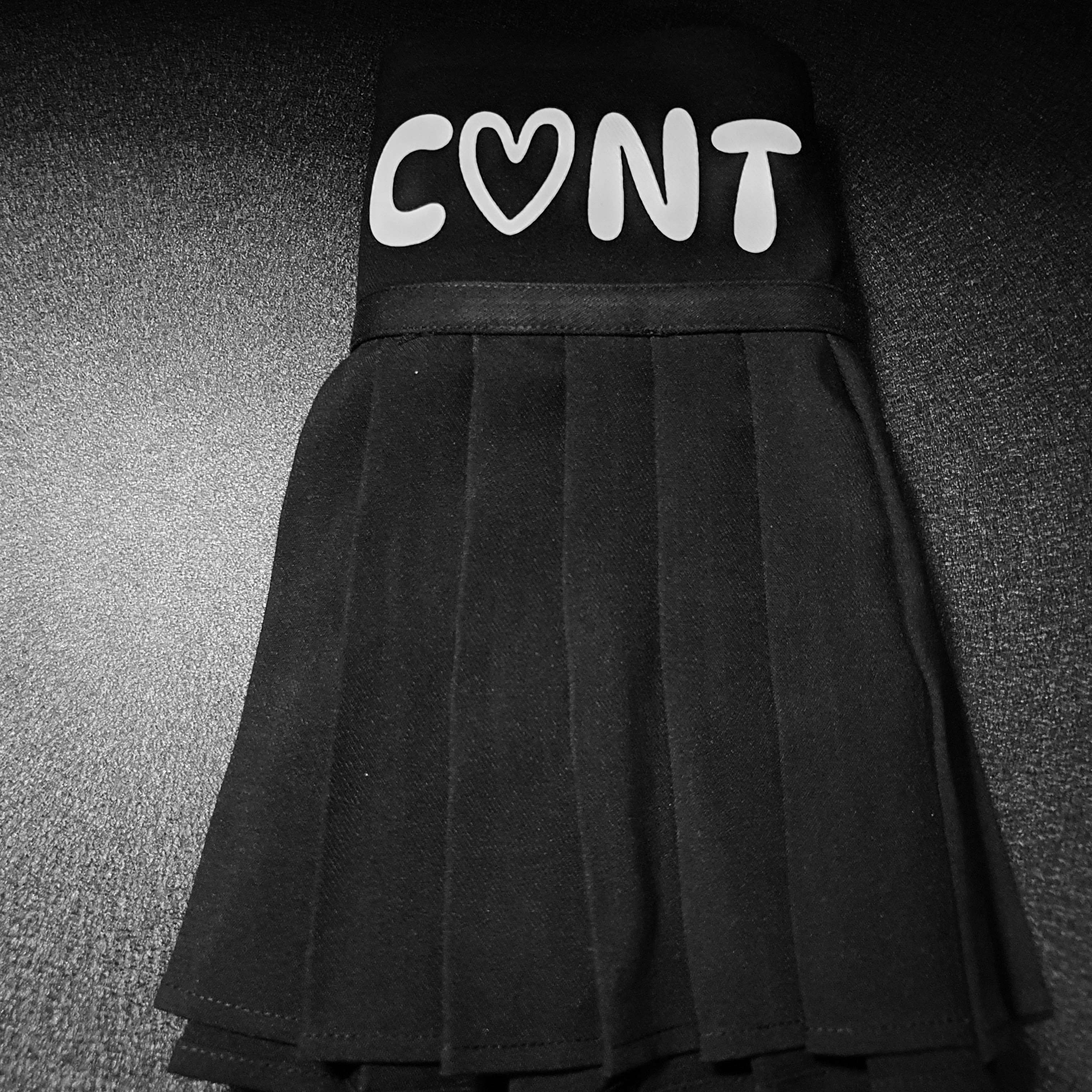 C♡NT Pleated Mini Skirt