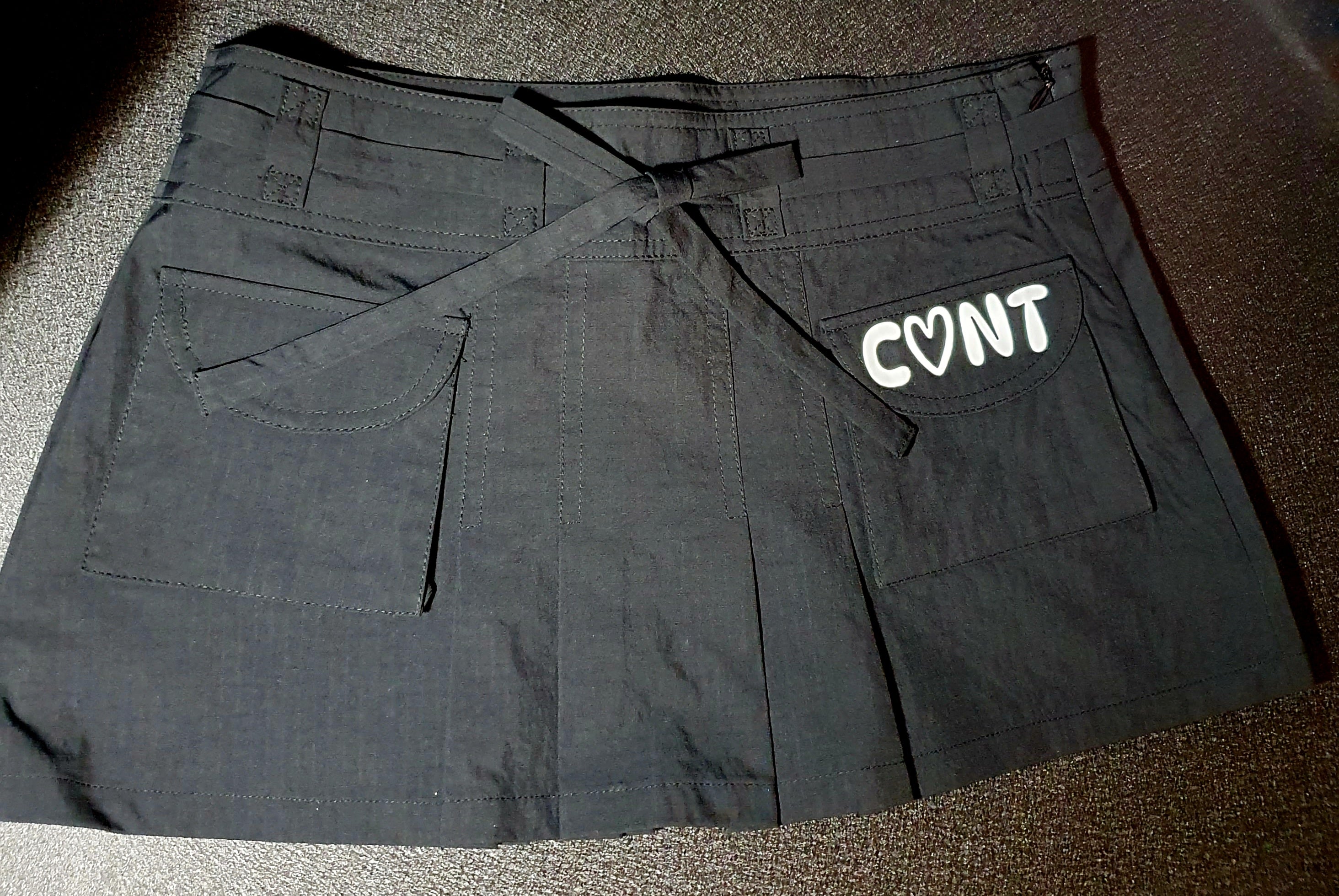 C♡NT Cargo Pocket Mini Skirt