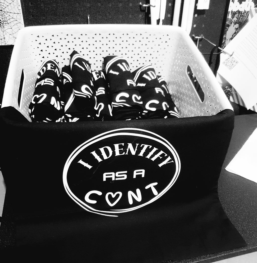 I IDENTIFY AS A C♡NT Tote Bag