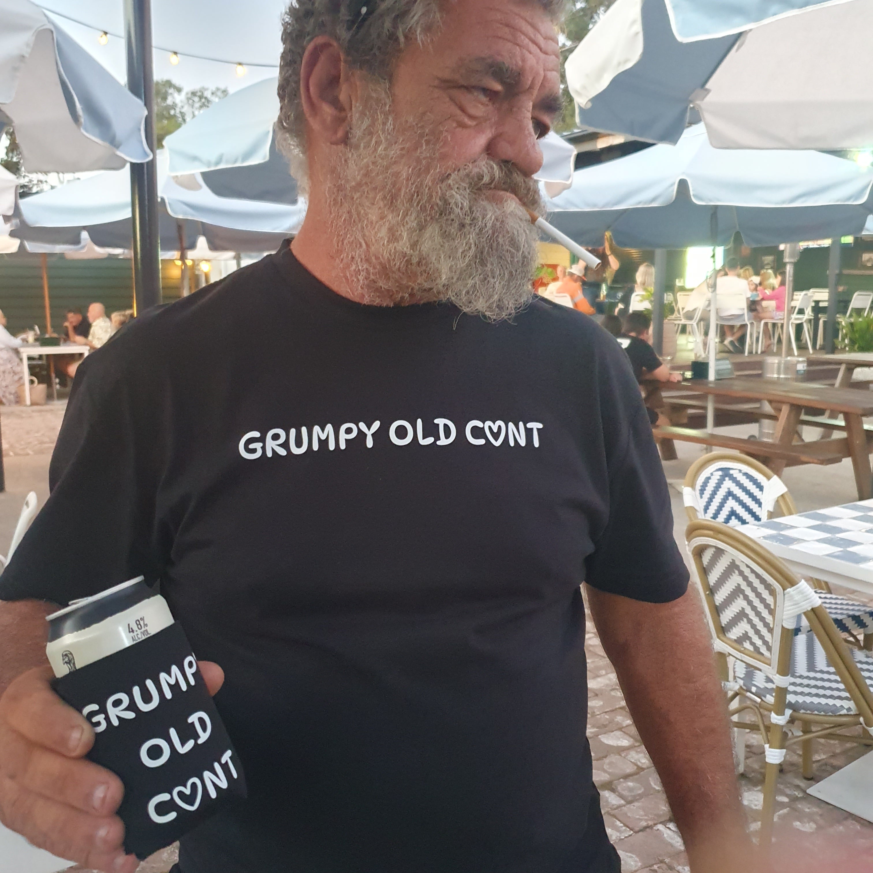 GRUMPY OLD C♡NT Tee & Cooler Set