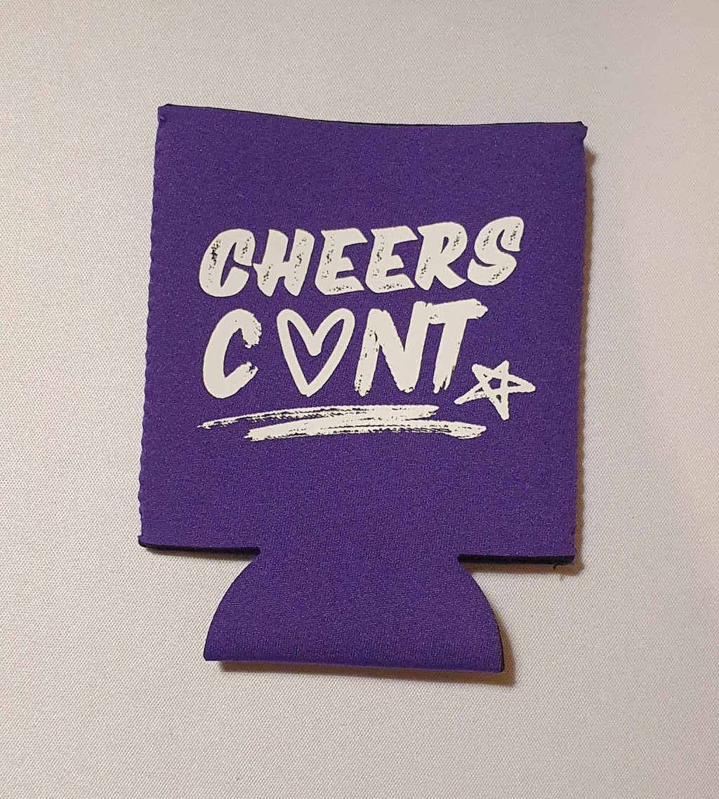 CHEERS C♡NT Stubby Cooler ☆ Neon