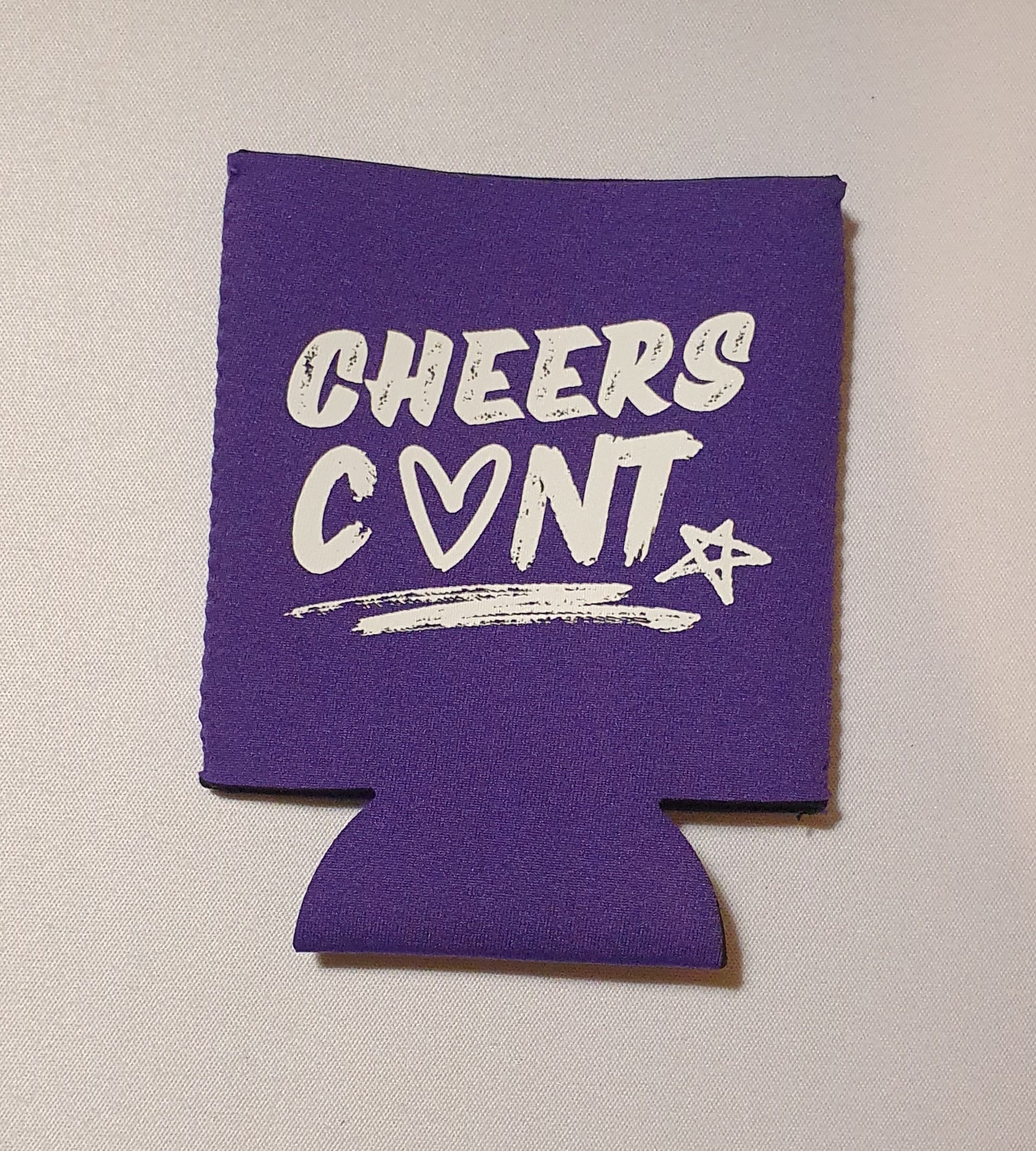 CHEERS C♡NT Stubby Cooler ☆ Neon