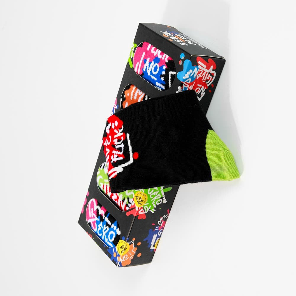 F*CK GRAFFITI SOCKS - 5 PACK